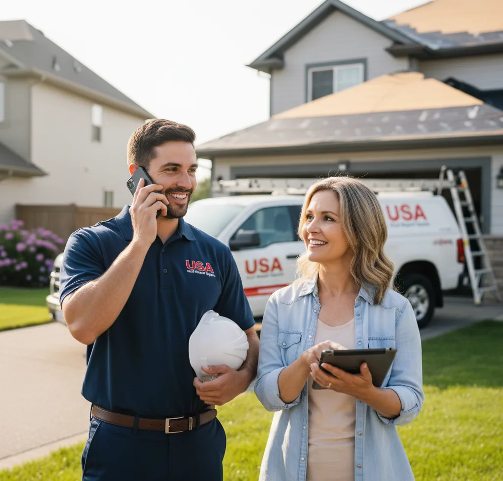USA Roof Repair Experts customer support in Taft